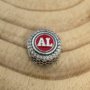 Pandora AL Alabama Y'all Mixed Enamel Dangle Charm, S925 Silver Jewelry